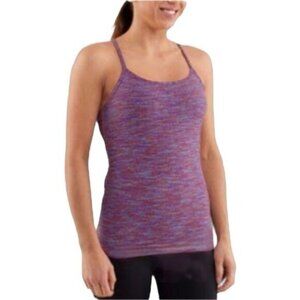 Lululemon Power Y Tank Size 6 Wee Are From Space Dye Purple Multi